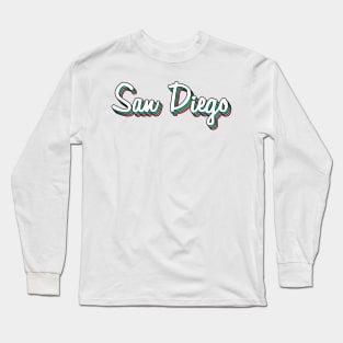 Retro San Diego Long Sleeve T-Shirt